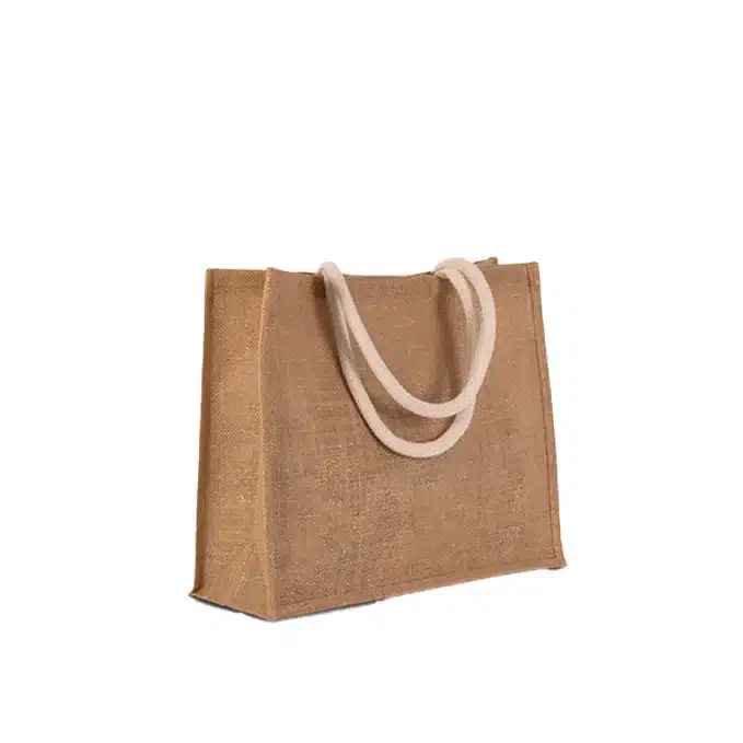 Borsa mare in juta personalizzata