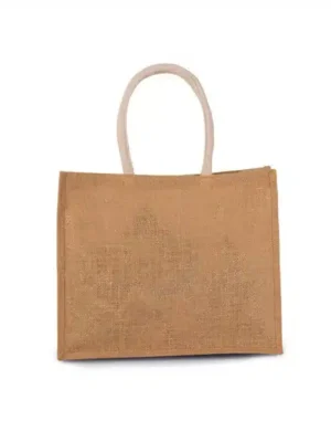 Borsa mare in juta personalizzata